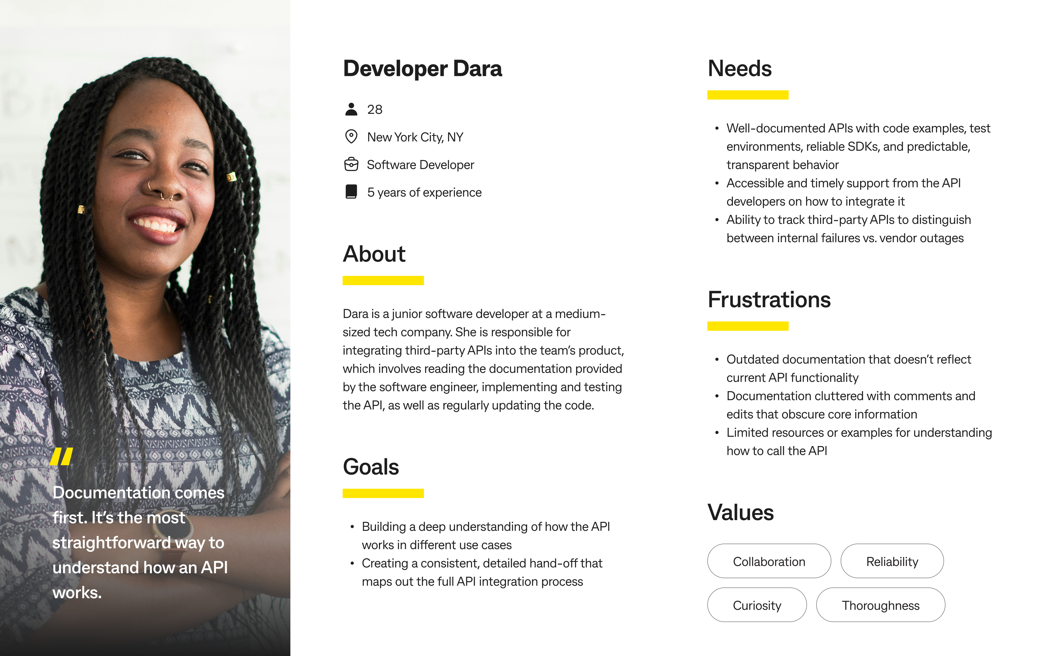 Developer Dara - The Implementer